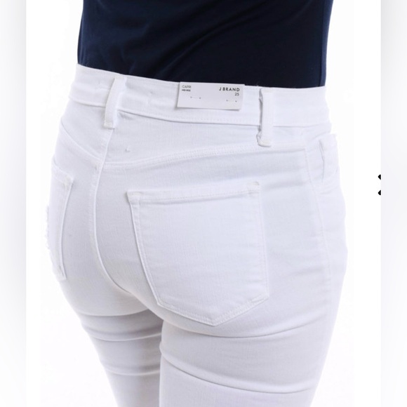 NWT!! J Brand Distressed Mid Rise Skinny Capri Jeans Underexposed Size 24 - Picture 2 of 16